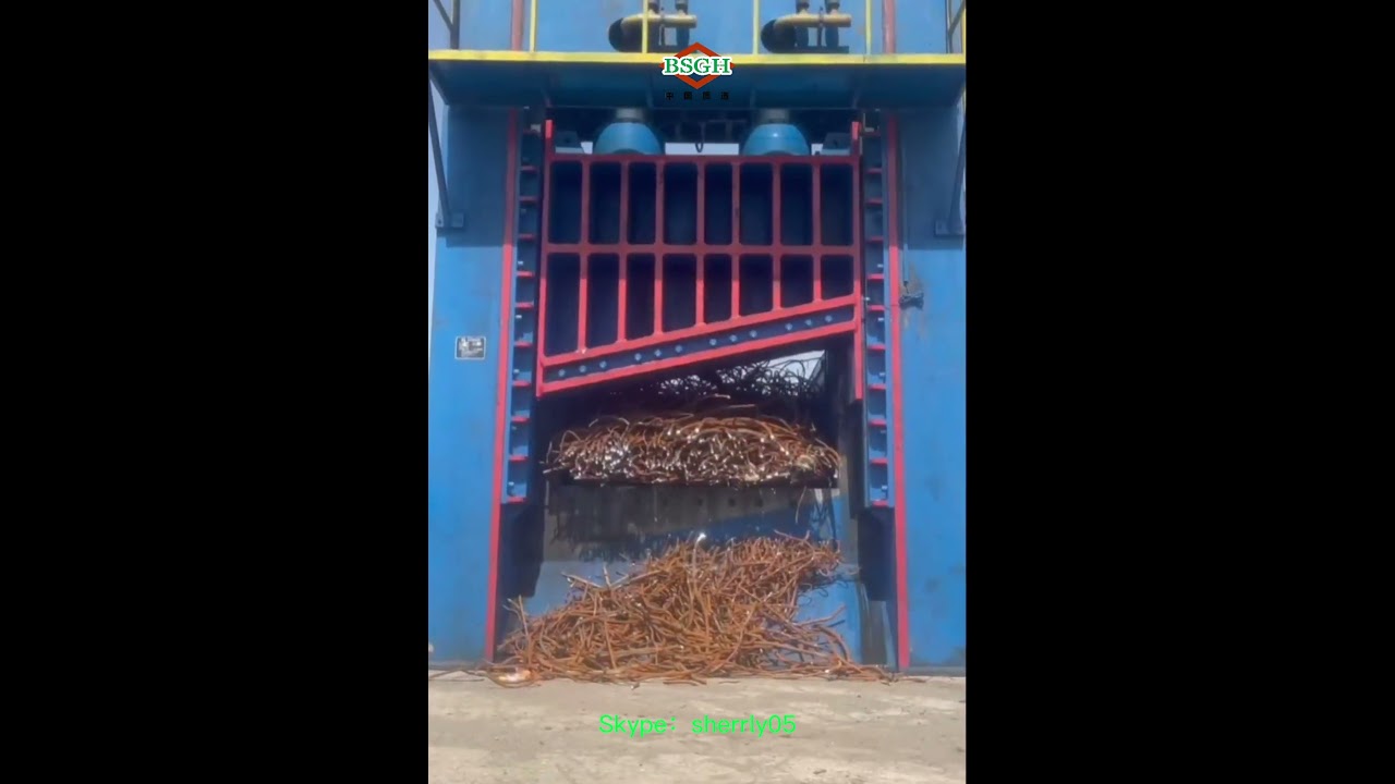 Gantry Shears for Scrap Metal Cutting | High-Efficiency Hydraulic Shear Machine Demo