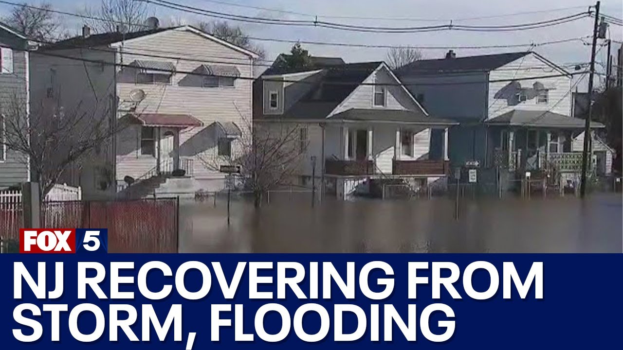 NJ recovering from storm damage, flooding