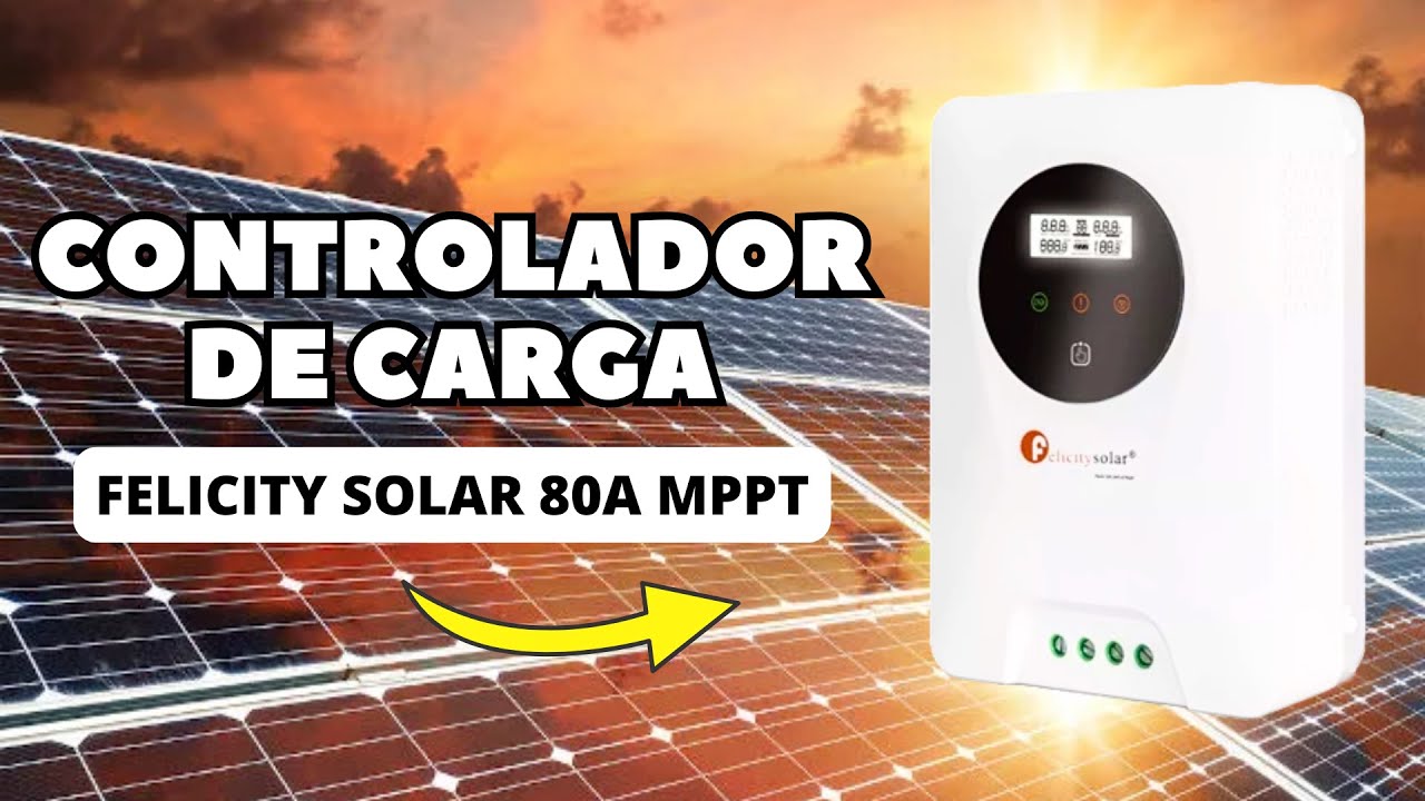Mppt Controlador de Carga Para Painéis Solares Off Grid Felicity Solar