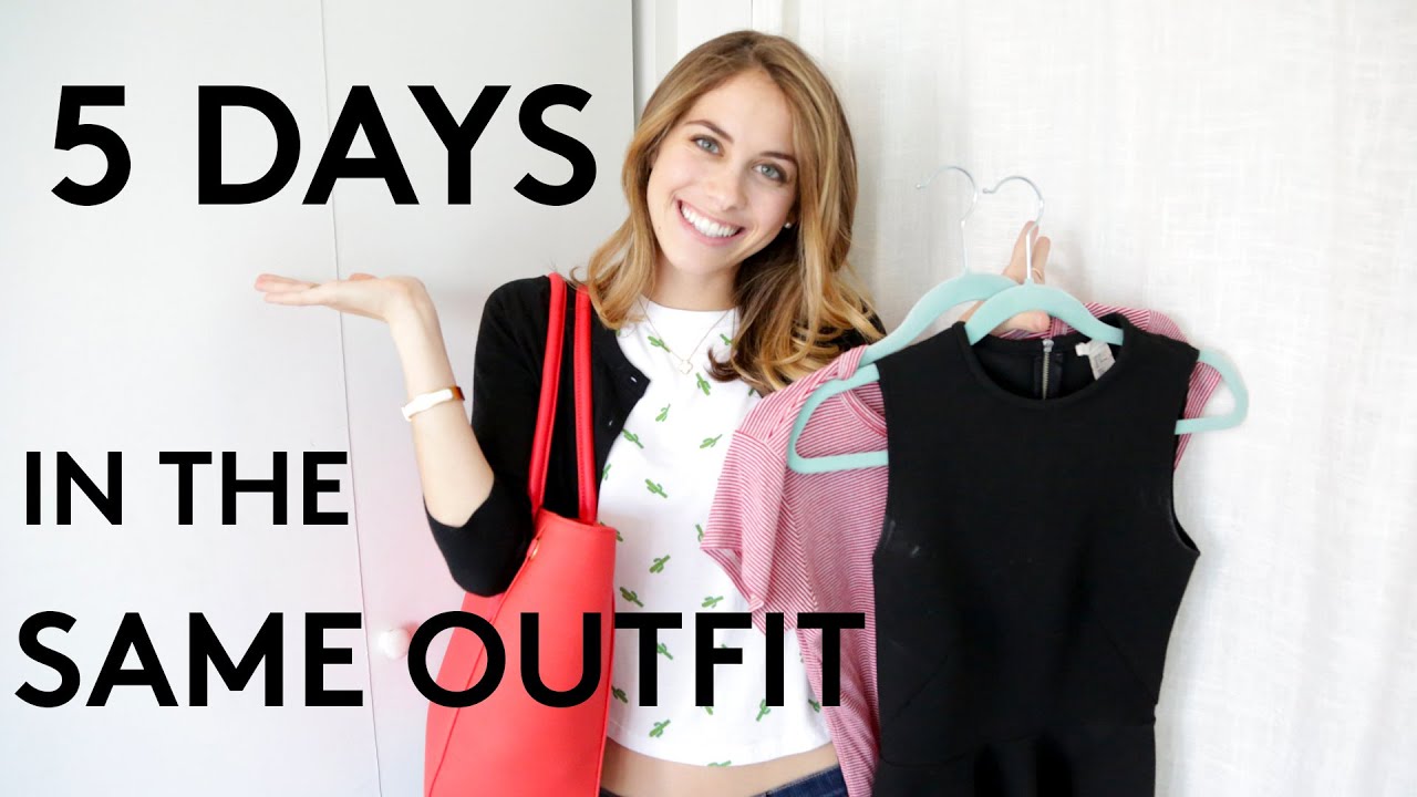 5 Days Of Wearing The Same Outfit | Try Living With Lucie | Refinery29