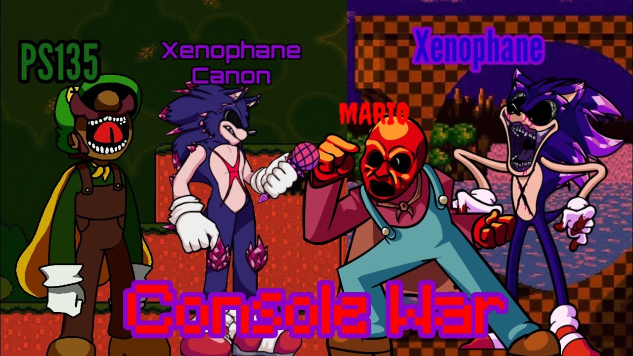 FNF Console War-Trole trouble X Mario is missing X Real Mario X Xenophane Canon