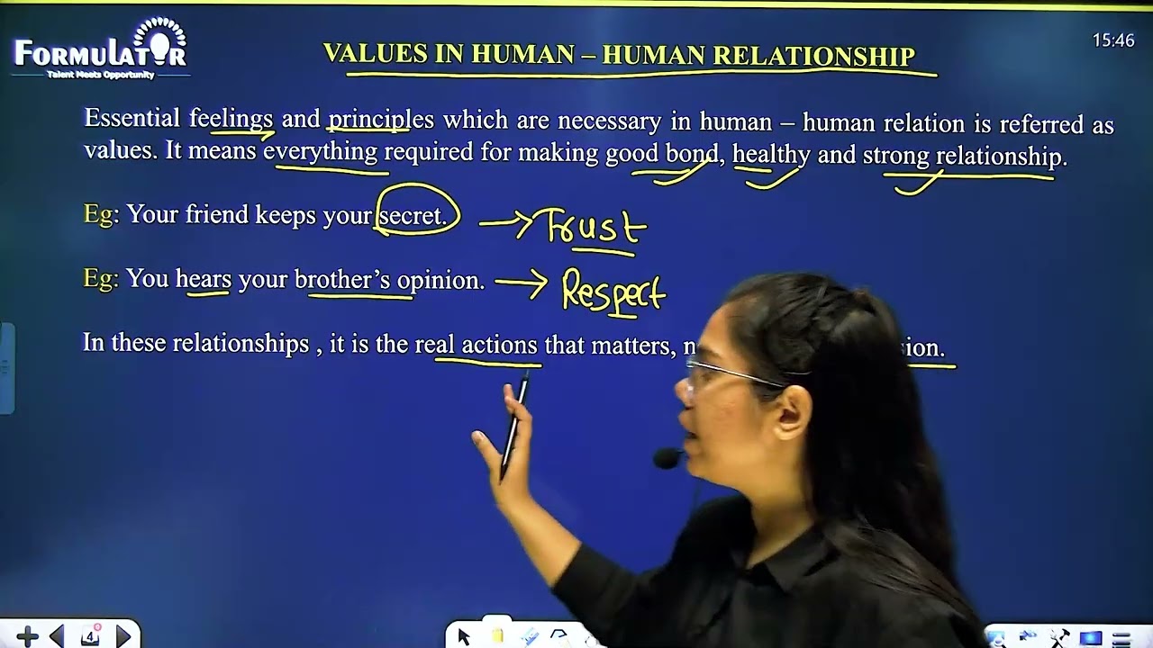 Human–Human Relationship | Universal Human Values | BEU 3rd Semester