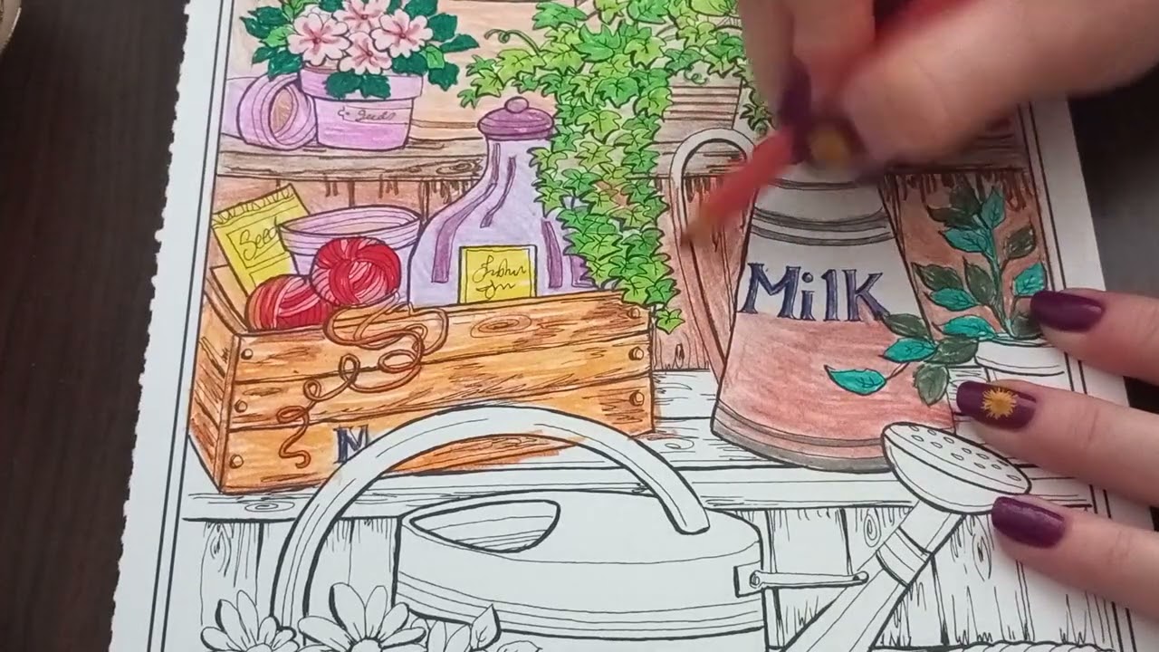 ASMR Country Charm Coloring Book 6