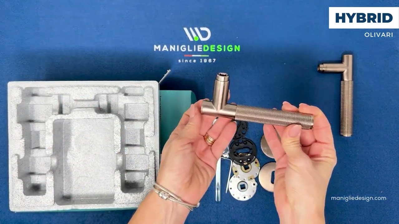 Maniglia HYBRID Olivari Unboxing - Manigliedesign.com