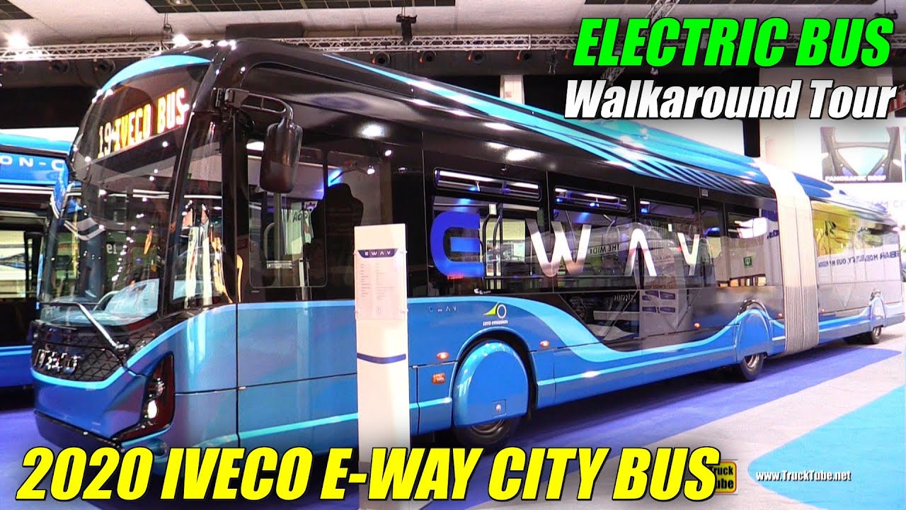 2020 Iveco E-Way Electric Bus - Exterior Interior Walkaround