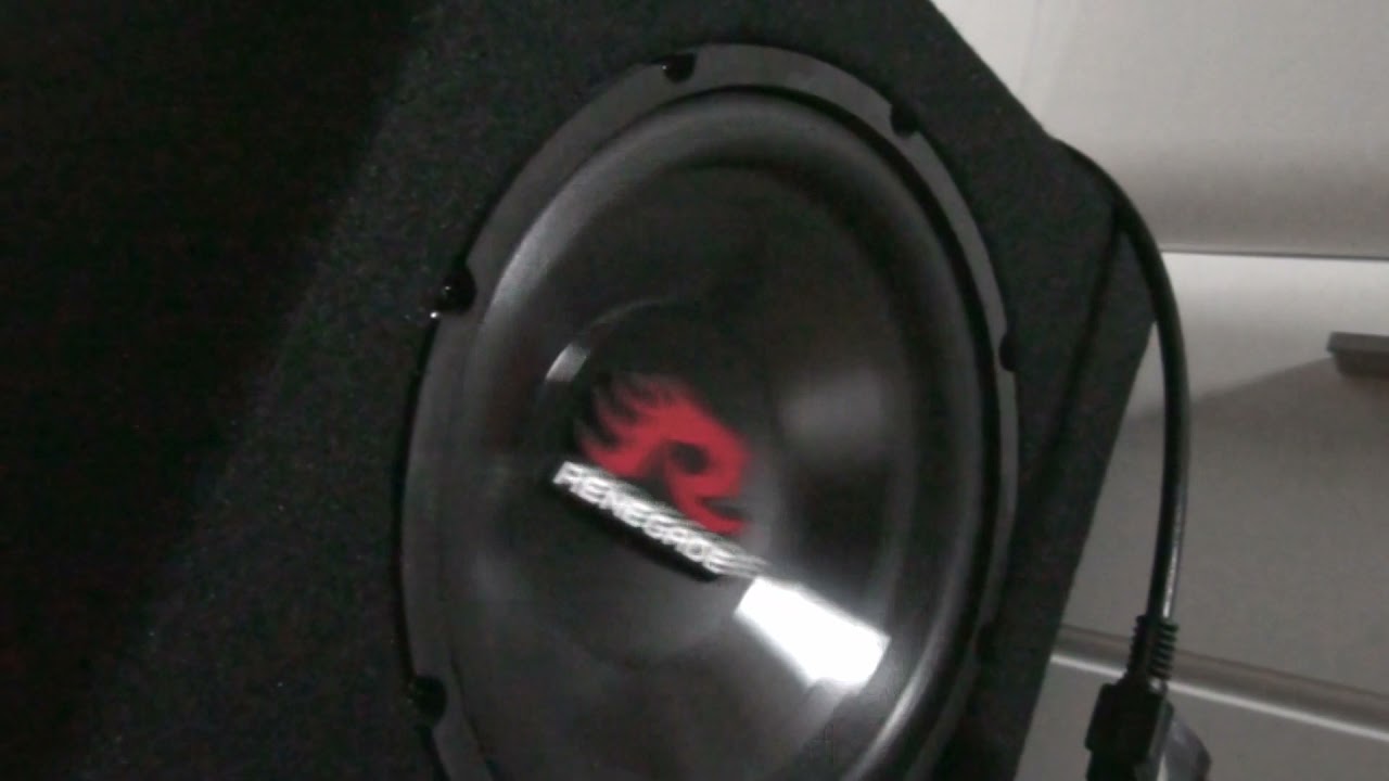 Renegade RXV1000 Subwoofer BASS TEST