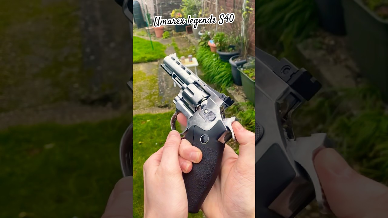 Umarex legends S40 Co2 Revolver! #airgun #airpistol #revolver #shooting #shorts