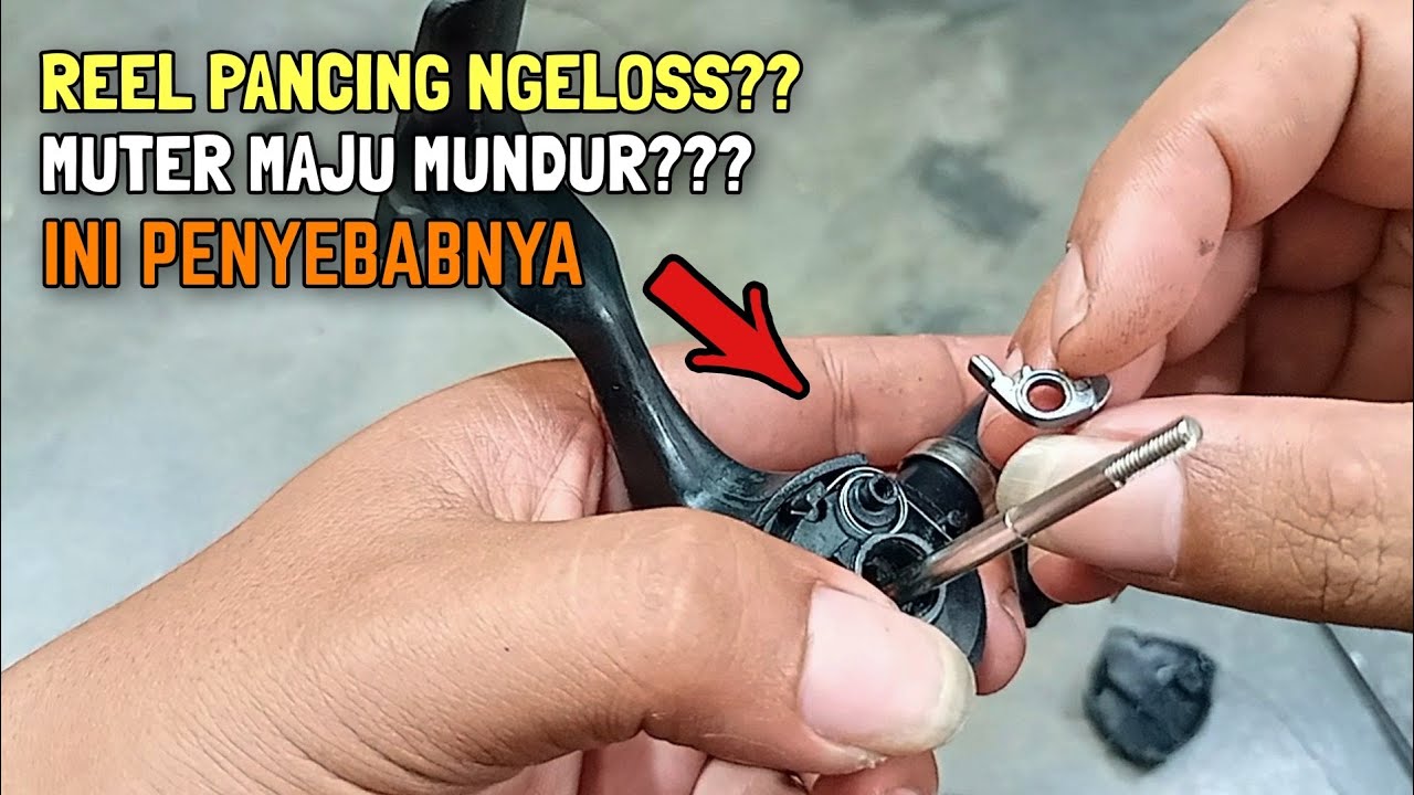 Cara Memperbaiki Reel Pancing Ngelos || Reel Pancing Tidak Mengunci | Servis Reel Pancing