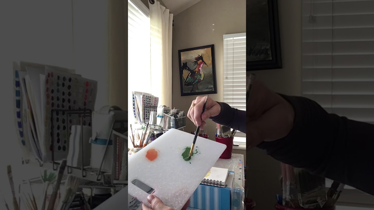 Art Project #2 COVID Stay At Home Art  Project - Watercolor Sunflowers  🌻 #withme