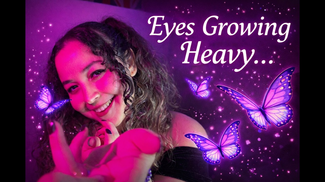 Follow My Hand🦋 Sleep Hypnosis, Soft Spoken ASMR Butterfly Induction