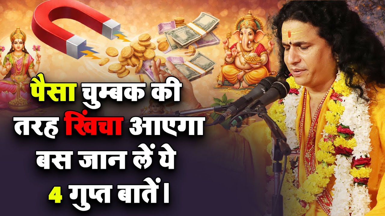 पैसा चुम्बक की तरह खिंचा आएगा! बस जान लें ये 4 गुप्त बातें #SantIndradevjiMaharaj #bhaktimarg