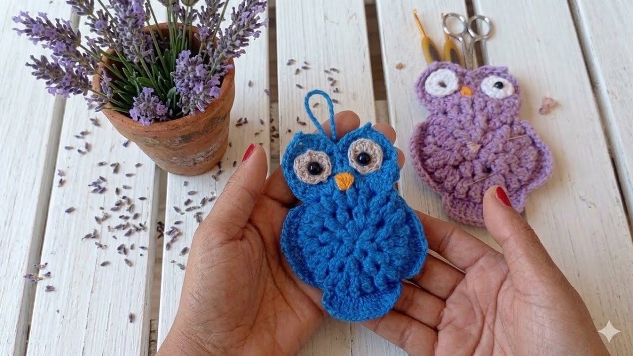 Coruja de Croche Multiuso Facil e Simples!