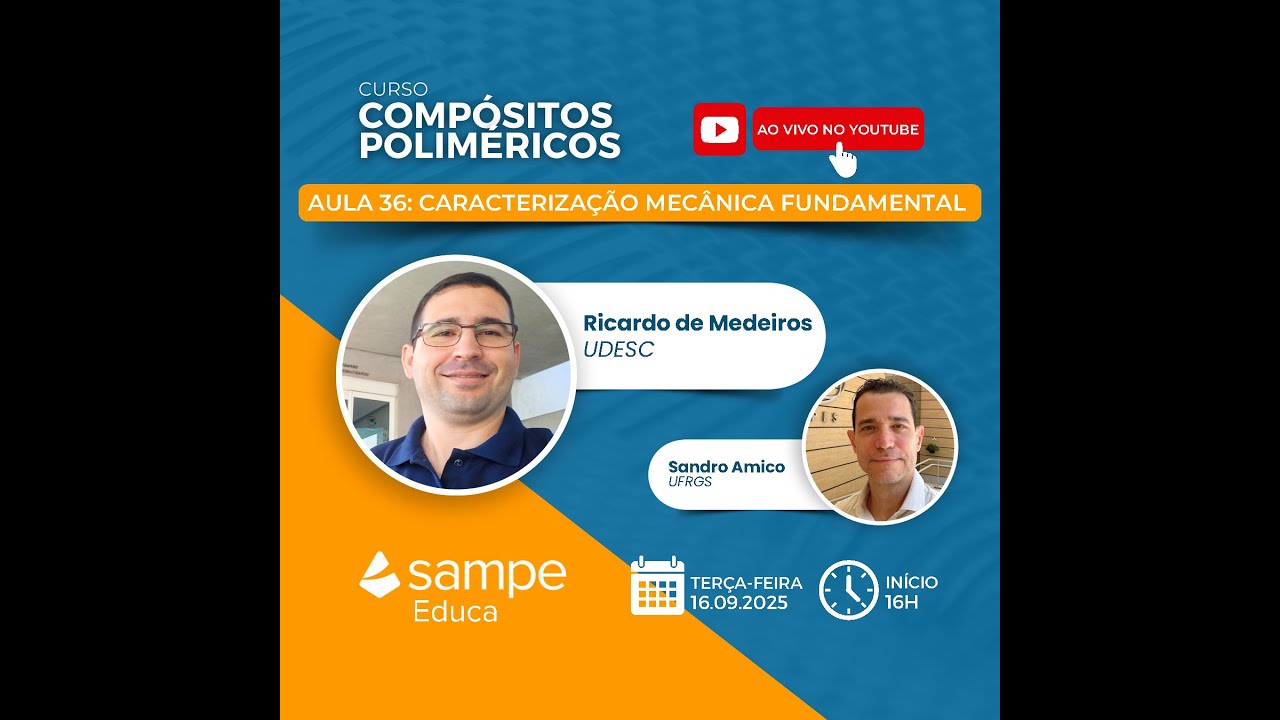 CURSO COMPÓSITOS POLIMÉRICOS #36: CARACTERIZAÇÃO MECÂNICA FUNDAMENTAL