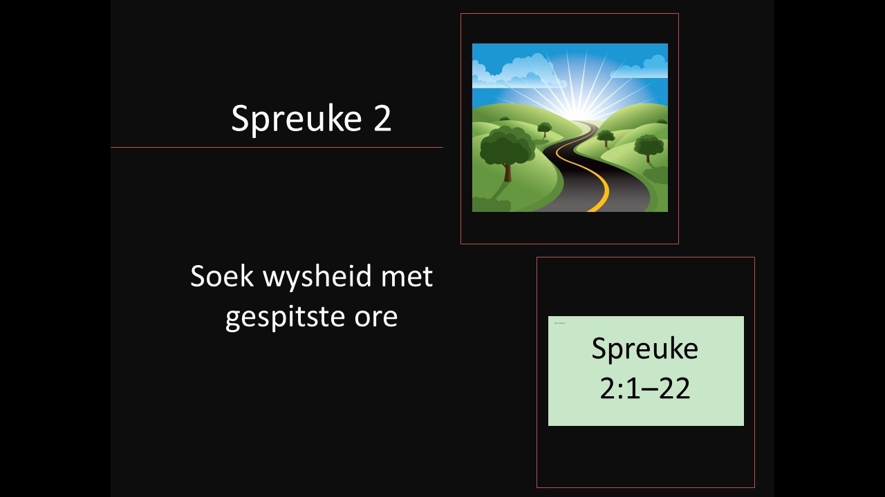 Bybelskool - 18 Februarie 2026