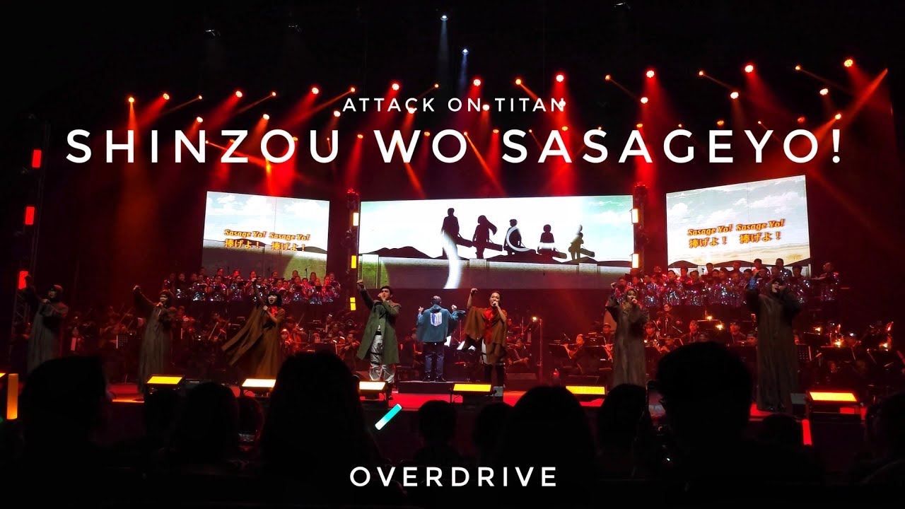 [4K] Shinzou wo Sasageyo! - Attack on Titan - an Anime Symphony Overdrive Jakarta 2024