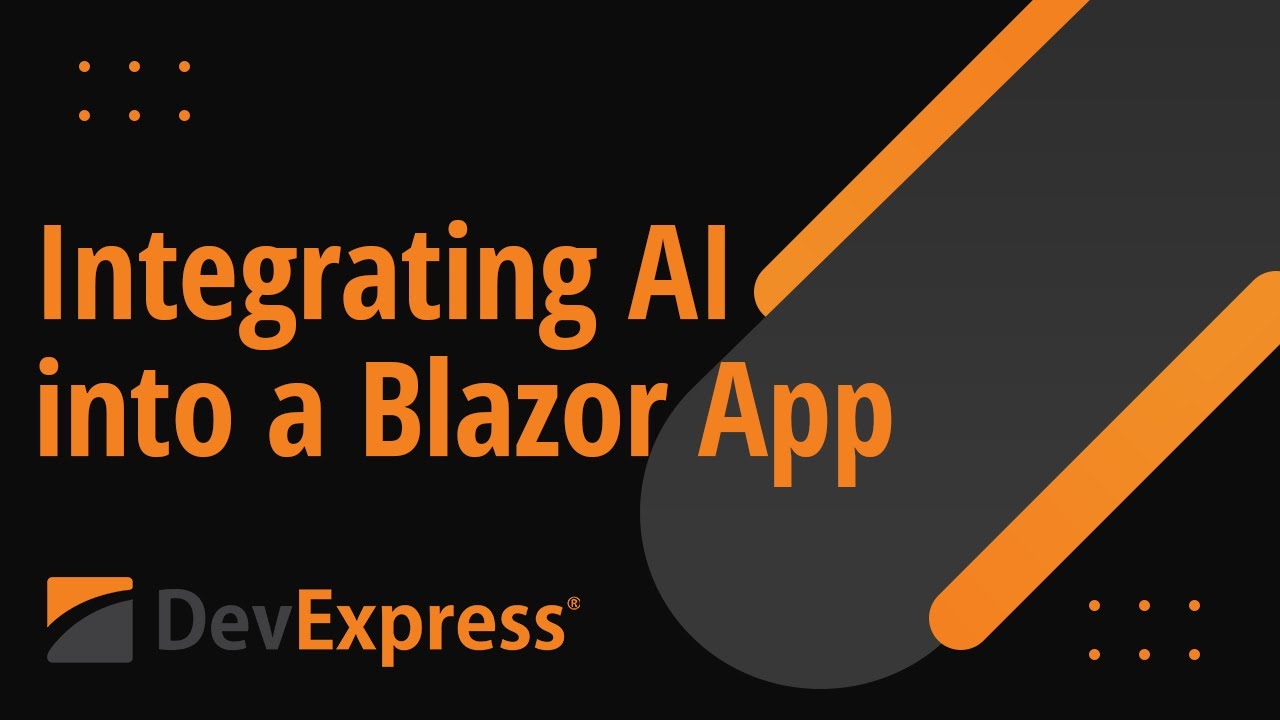 Integrating AI into a DevExpress Blazor Application