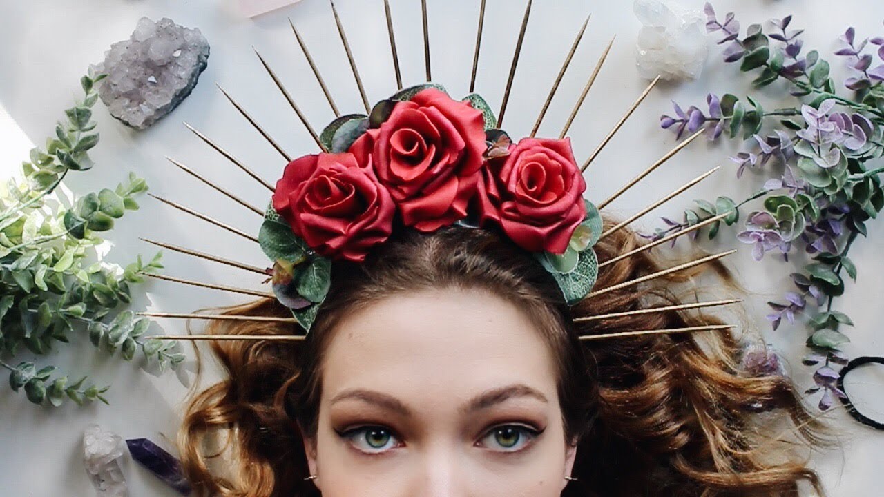 Handmade Renaissance Halo Crown