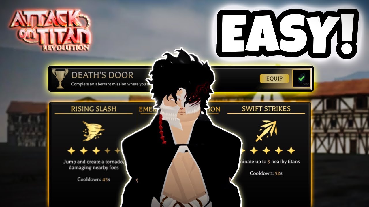 HOW TO GET DEATHS DOOR ACHIEVEMENT ON AOTR-REVOLUTION
