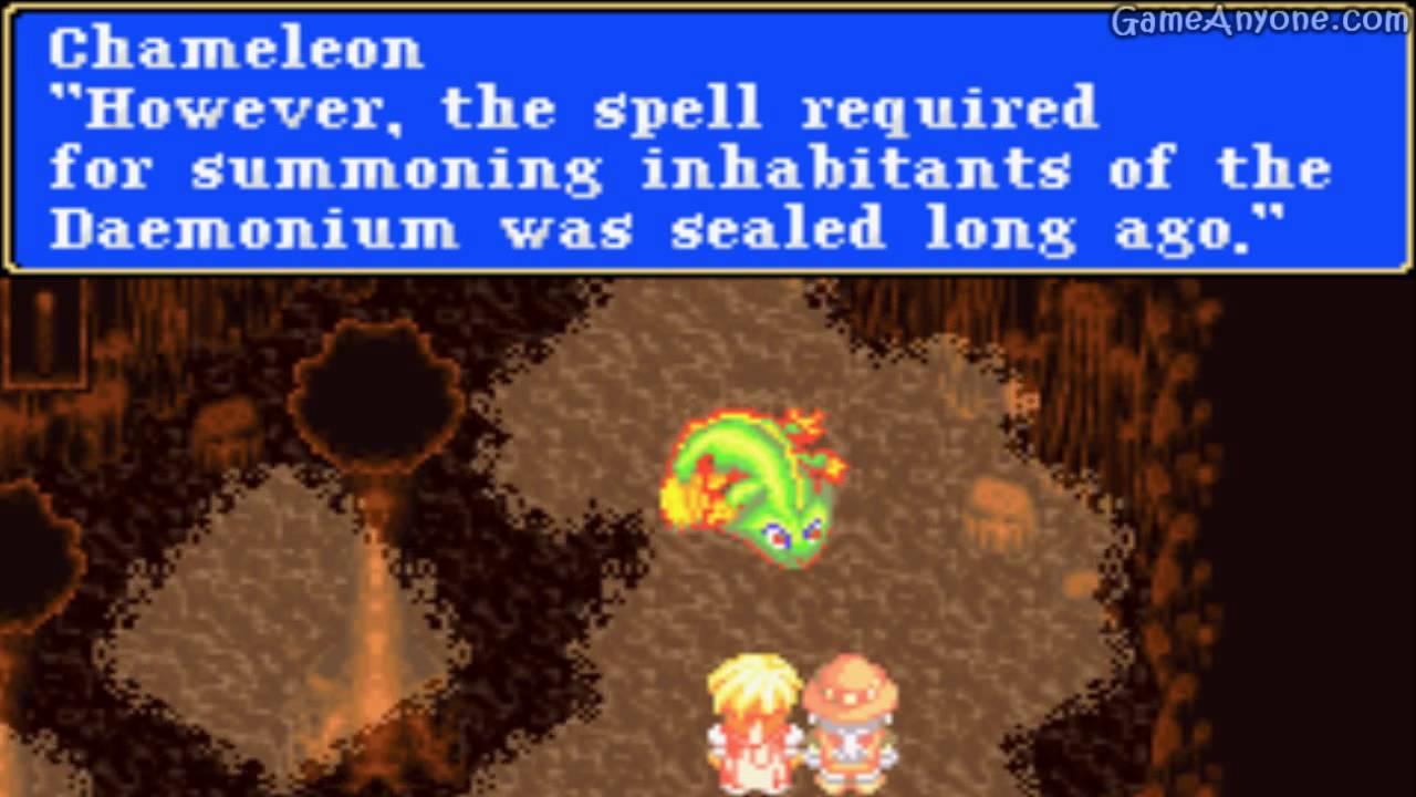 Tales of Phantasia [GBA] Walkthrough - Part 73 - Lower Morlia Mineshaft[1/2]