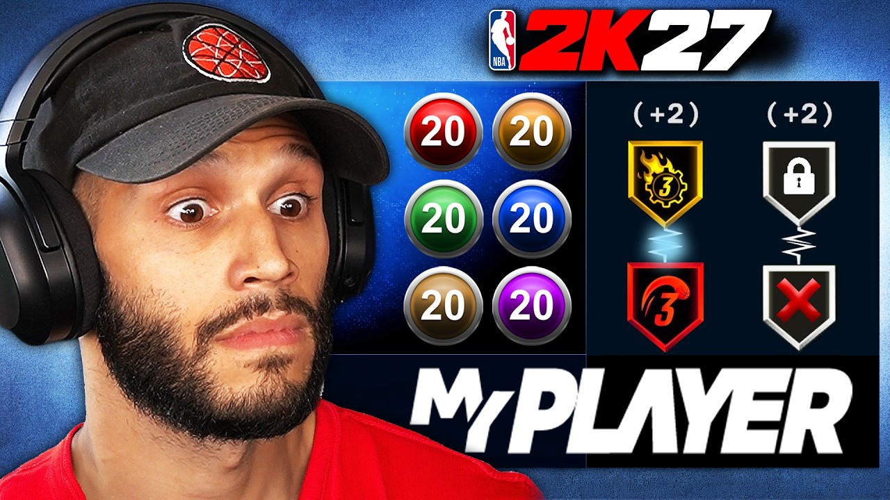Полный гайд по значкам в NBA 2K27: жетоны и синергия (Fuse + Reaction)