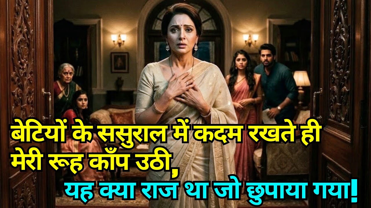 बेटियों के ससुराल में कदम रखते ही मेरी रूह काँप उठी, यह क्या राज था जो छुपाया गया!