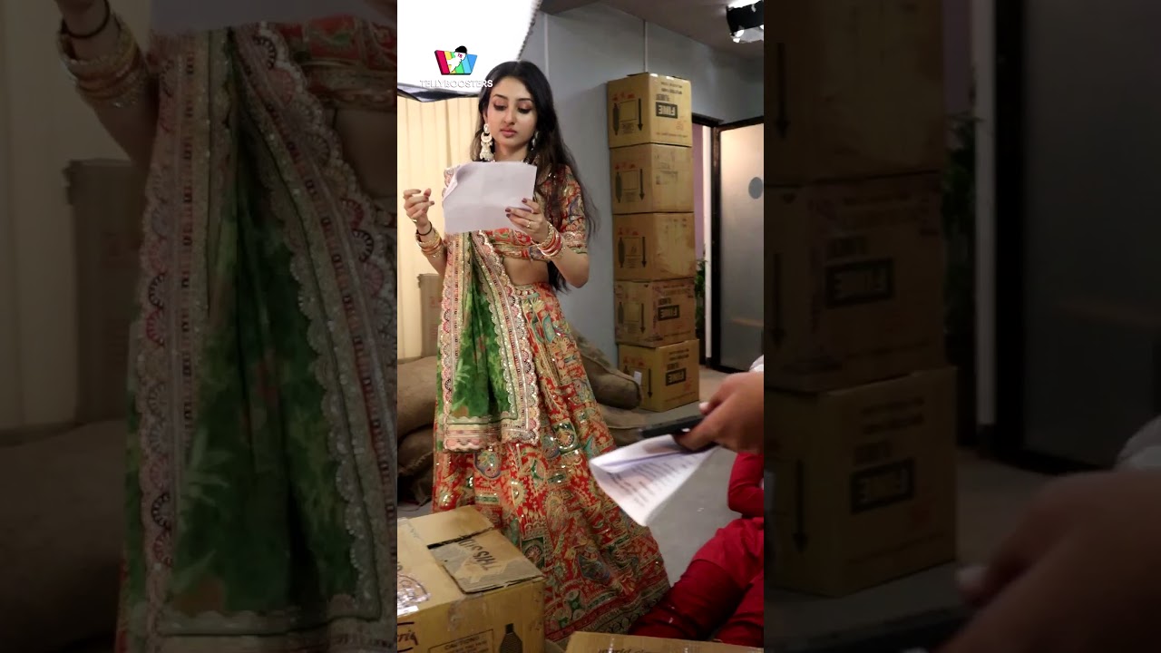 Parineetii scenes shooting #parineeti #onlocation#behindthescene #tellyboosters