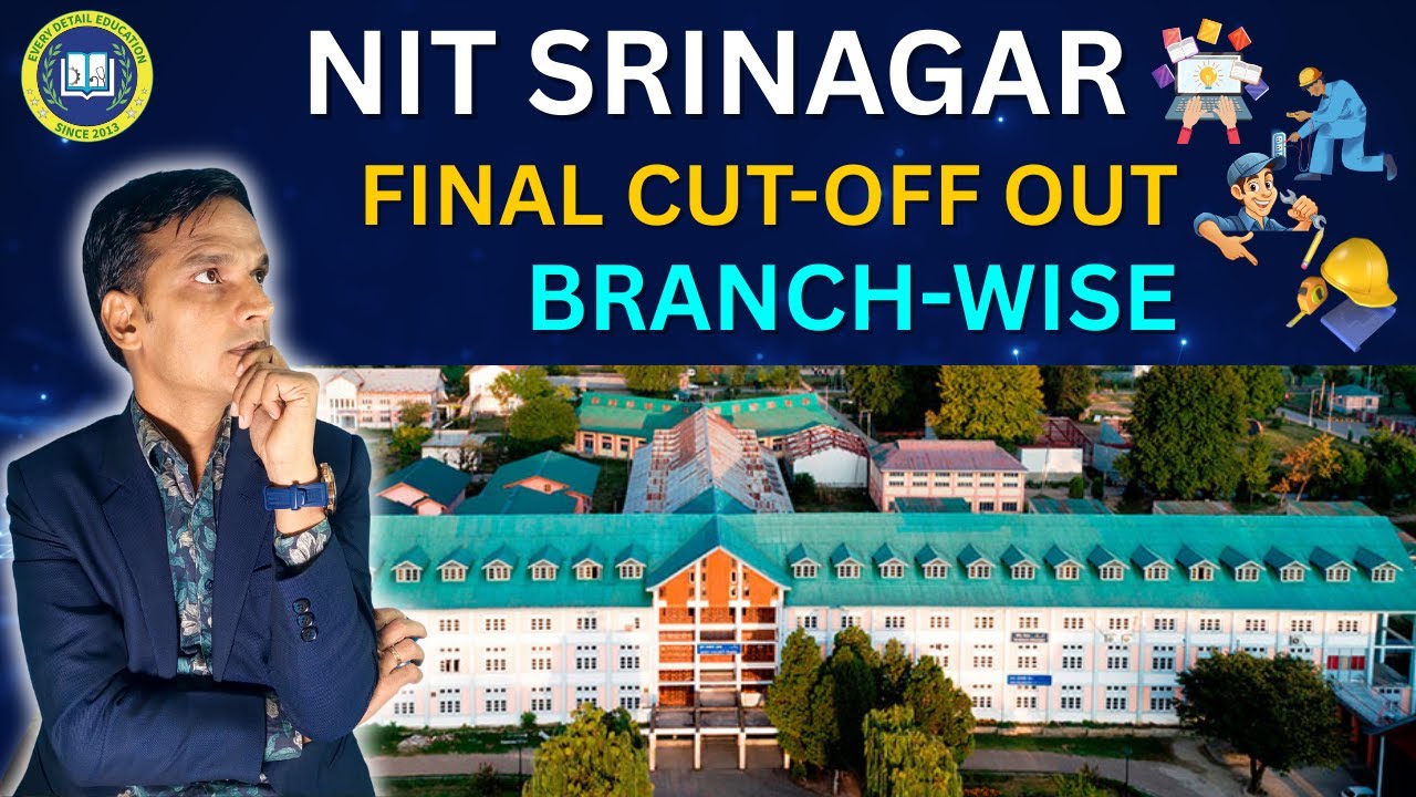 NIT SRINAGAR BRANCH-WISE CUT-OFF OUT📌 || CSAB ROUND 1,2,3🔥