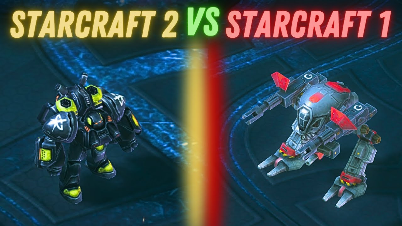 StarCraft 1 против StarCraft 2? Brood War встроен в SC2 (зеркальное противостояние): Asur (T) про...