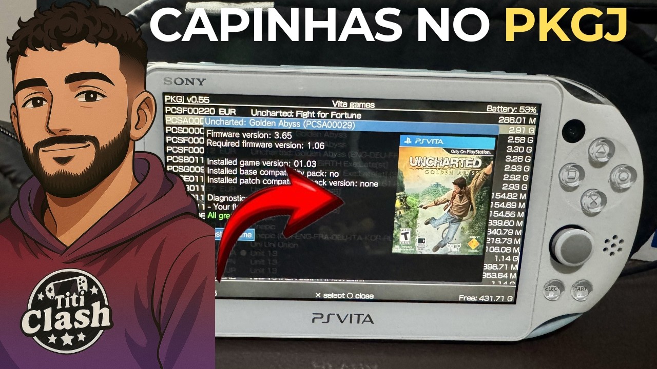 CAPINHAS DOS JOGOS NO PKGJ PSVITA !!!