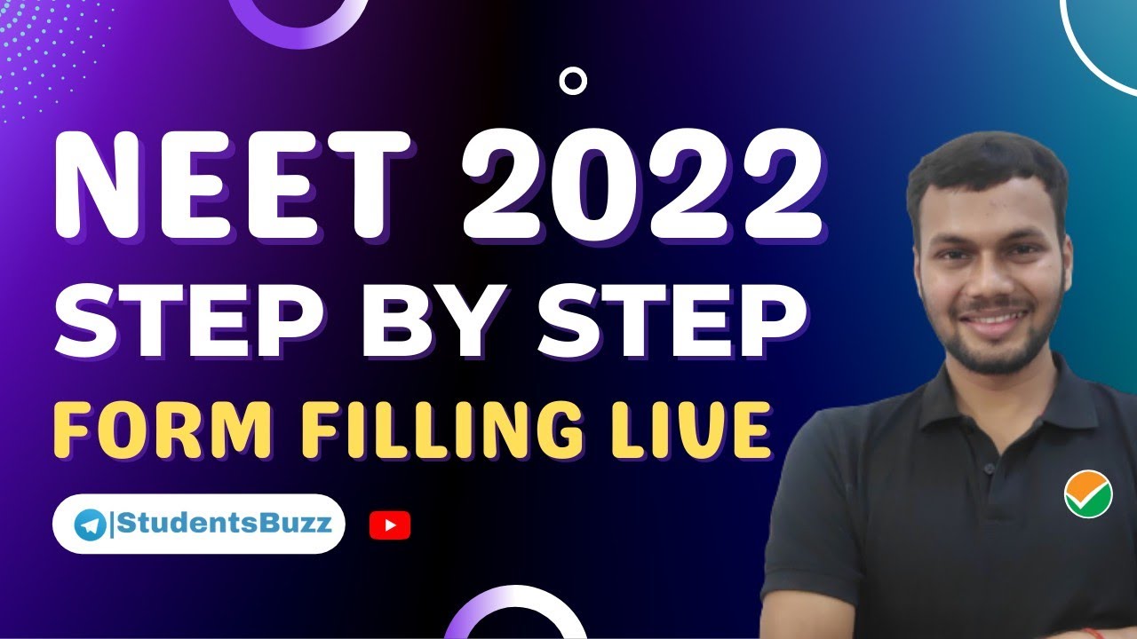 🆓How to fill NEET application form 2022 step by step process| NEET online application form filling✅