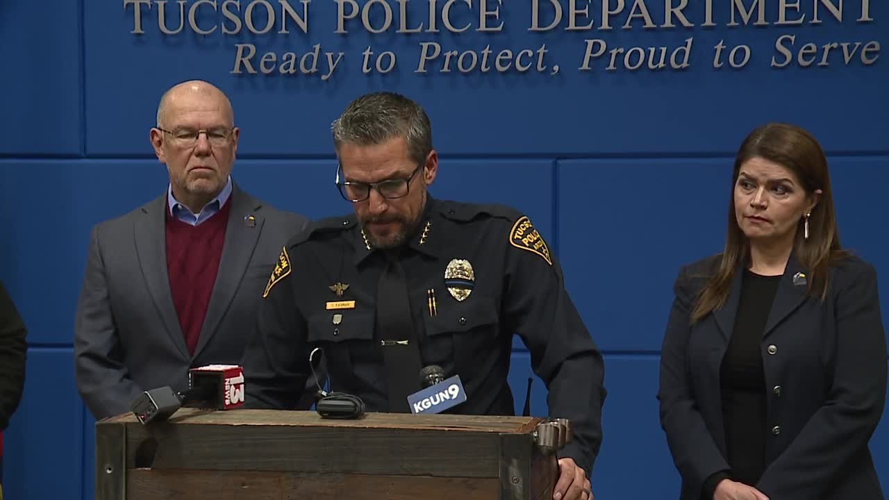 Press conference on officer killed in car crash