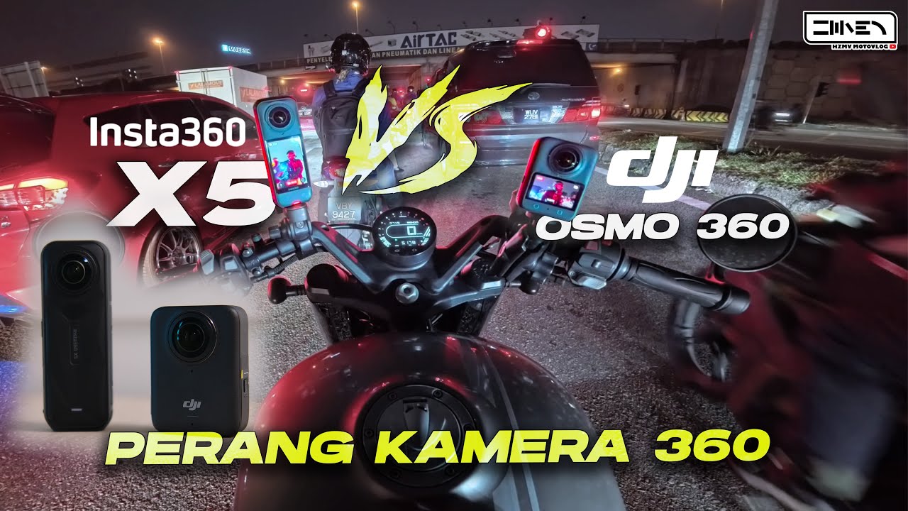 KORANG PILIH YANG MANA? Insta 360 X5 vs DJI Osmo 360 | Comparison Review