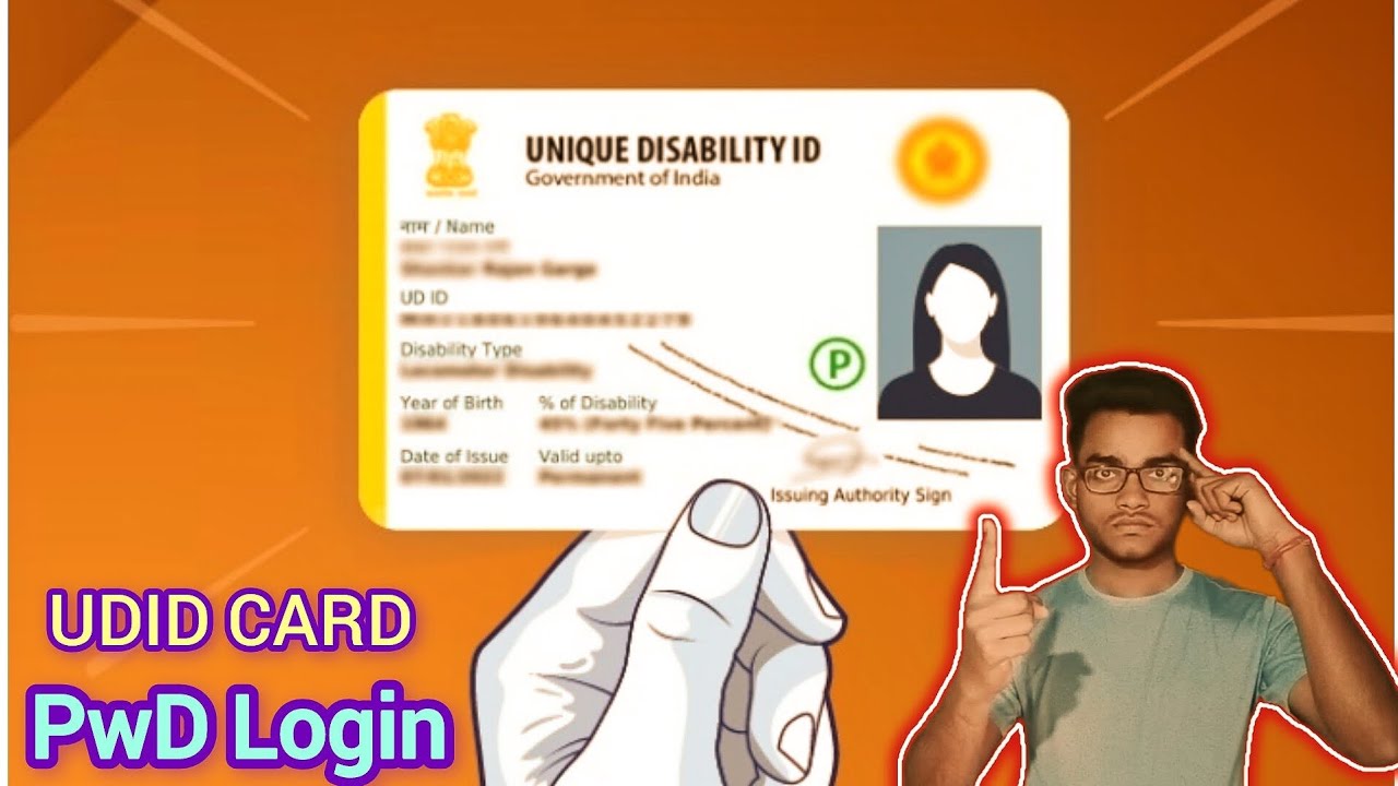 PwD Login || Unique Disability ID Government of India || Indian sign language || kishanguptadf7860