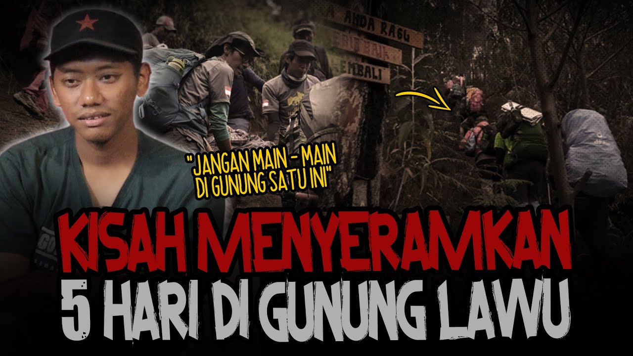 BIKIN MERINDING..!! CERITA PENDAKI SATU INI DI Gn. LAWU! SEREM BANGET..