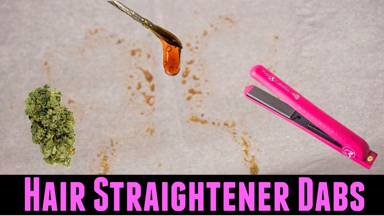 How To Make Rosin Dabs with Hair Straightener and Weed