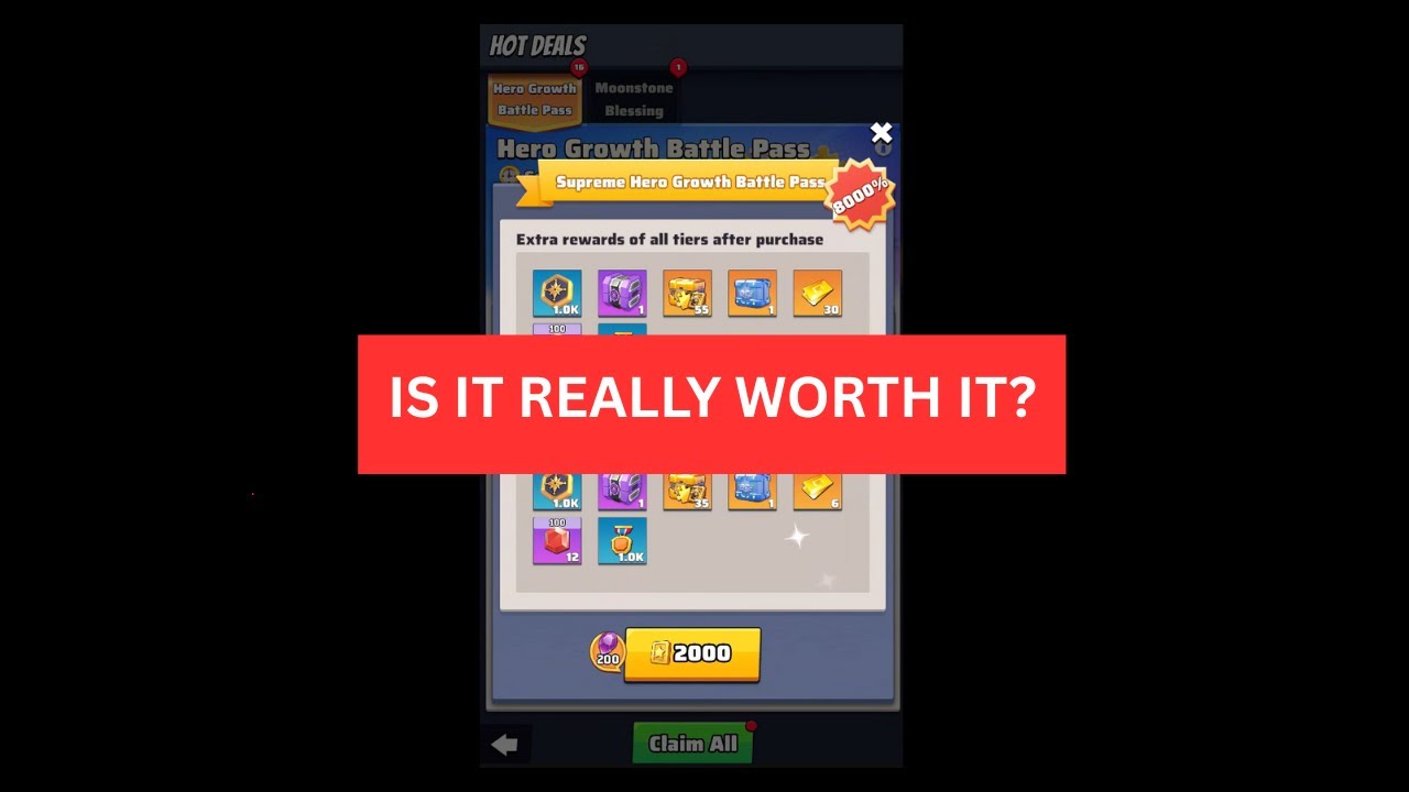 Spenders Guide: Hero Growth Battle Pass - Worth It? | Last War: Survival