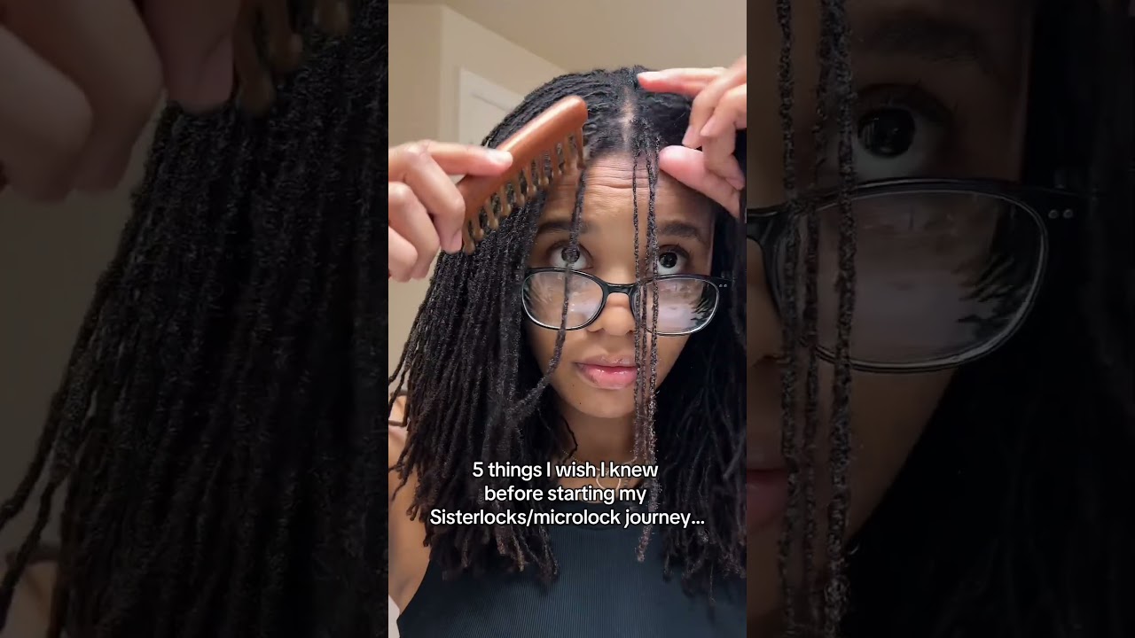 5 things I wish I knew before starting my microloc/Sisterlocks journey #locs #sisterlocks #microlocs