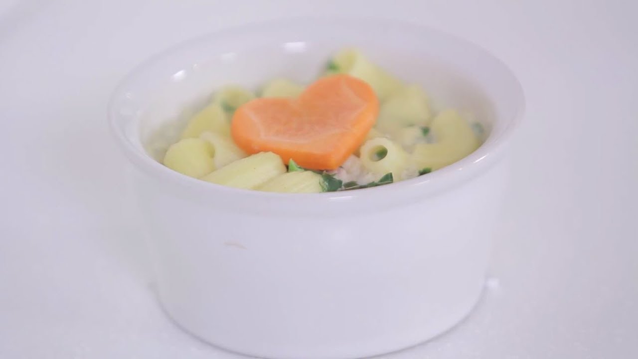 ไข่ตุ๋นมะกะโรนี อุดมด้วยวิตามิน โปรตีน และแคลเซียมสูง (ลูกวัย 1-3ปี)