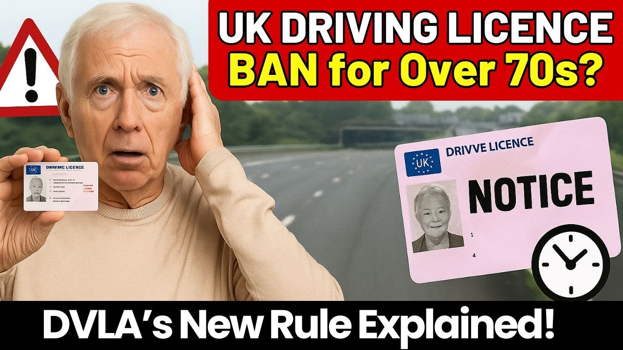 UK Driving Licence BAN for Over 70s? &ndash; DVLA&rsquo;s New Rule Explained! #dvla #over70