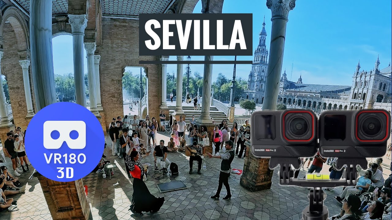 [8K][VR180][3D][60fps] A trip to Sevilla with AcePro2