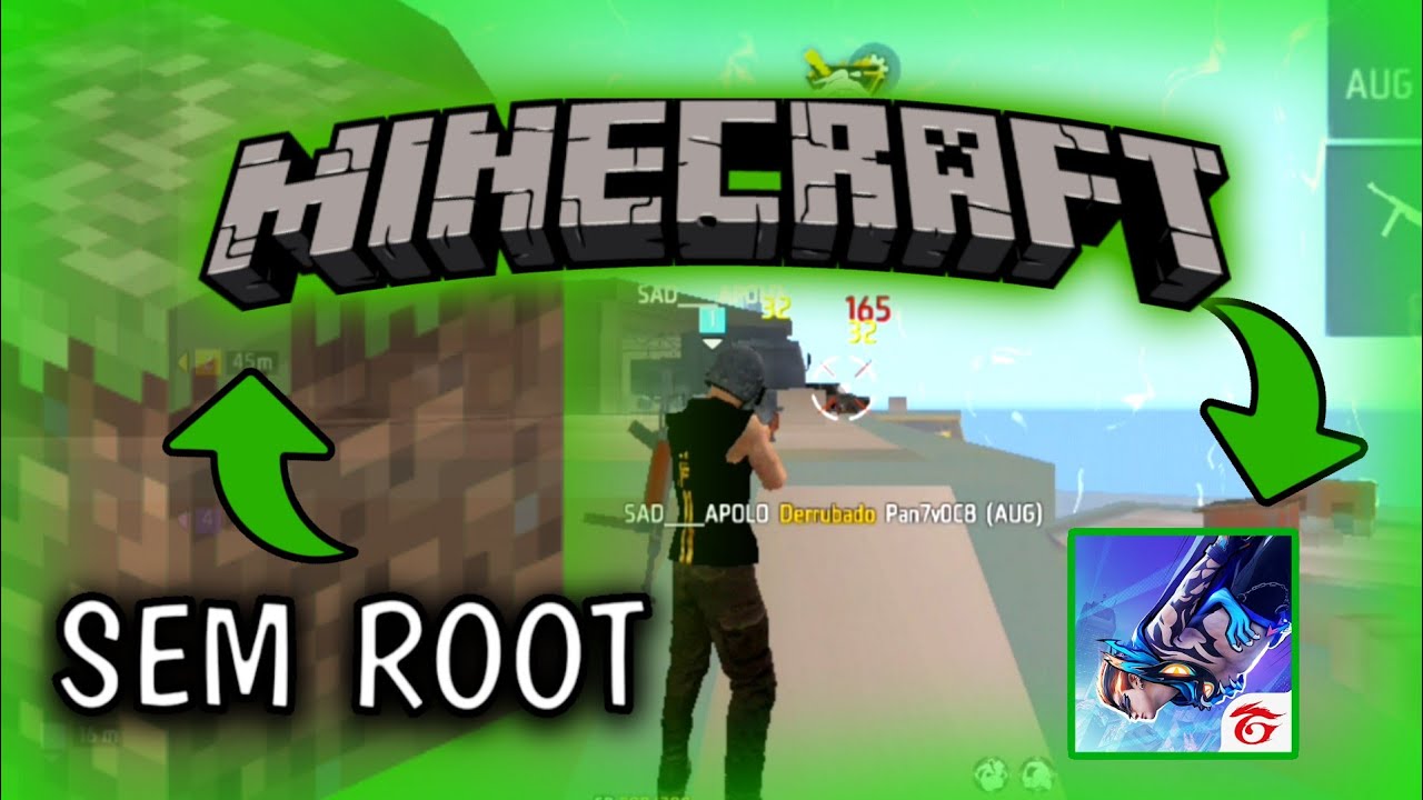 Rápido e FÁCIL (SEM ROOT) - Como Deixar Gráfico do Free Fire IGUAL Minecraft no Celular