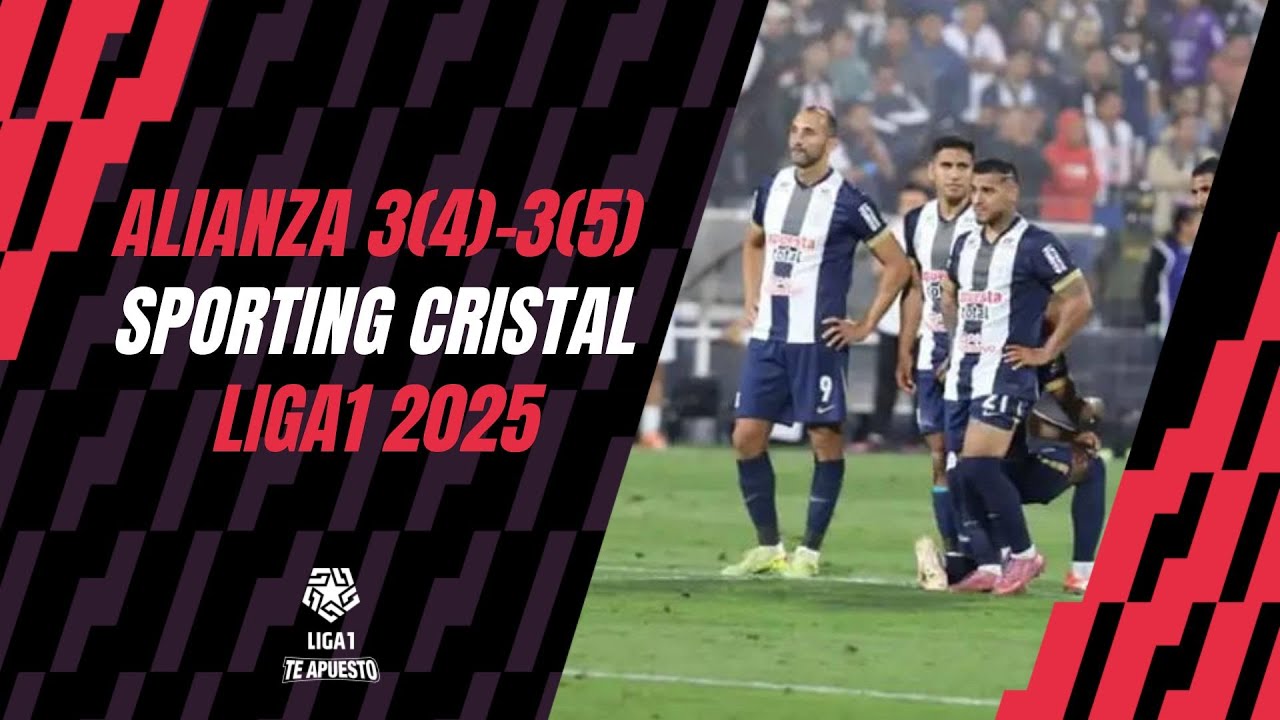 PARTIDO COMPLETO | Alianza Lima 3-3 Sporting Cristal por los Playoffs 2025 de la Liga1