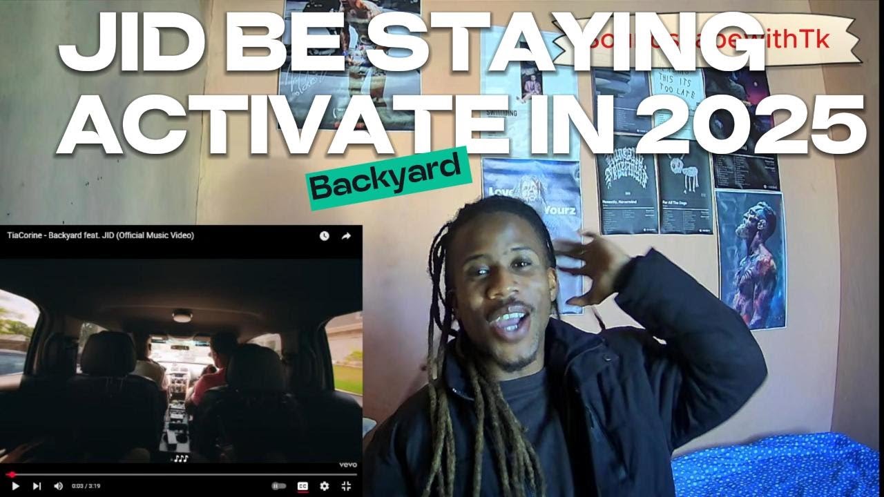 TiaCorine ft JID - Backyard (Reaction)
