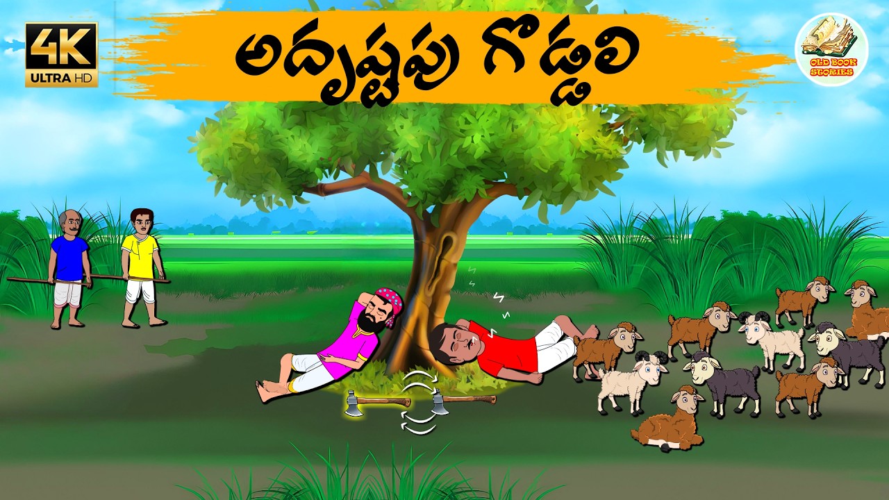 Telugu stories - అదృష్టపు గొడ్డలి - Telug moral stories - Moral stories in telugu - OBS