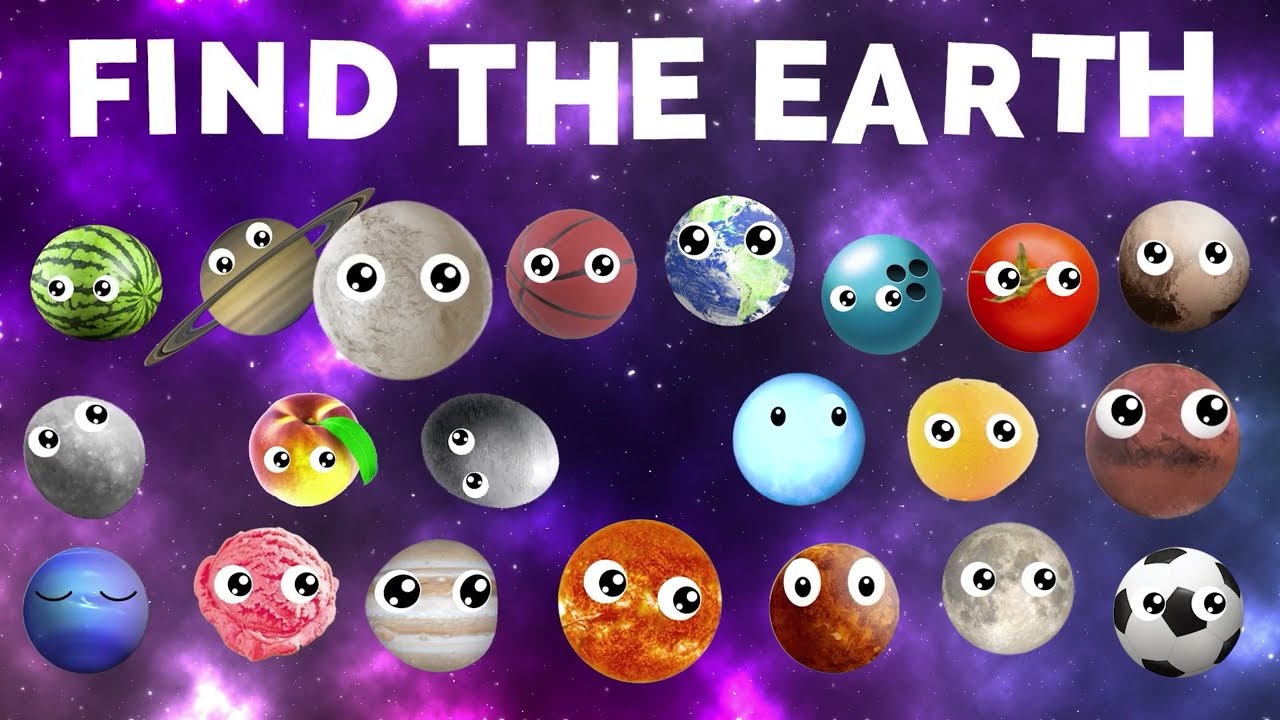 Hungry Planets★Planet SIZES for BABY★Funny Planets COMPILATION★Funny Planet comparison Game
