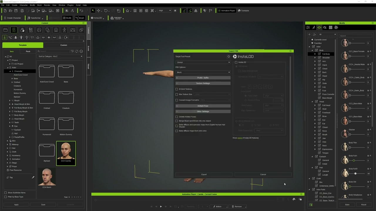 (Tutorial) Unreal Engine 5 and Character Creator 4 Morphs with Mesh Morpher