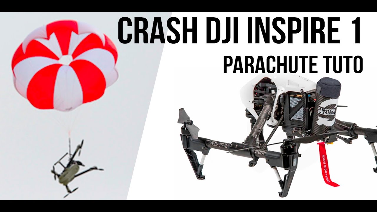 Tuto Drone Parachute DJI Inspire 1 - Safetech ST60-X Opale