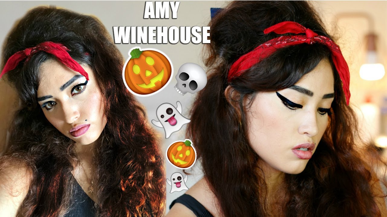 AMY WINEHOUSE |MAQUILLAJE Y PEINADO DE HALLOWEEN | MICH