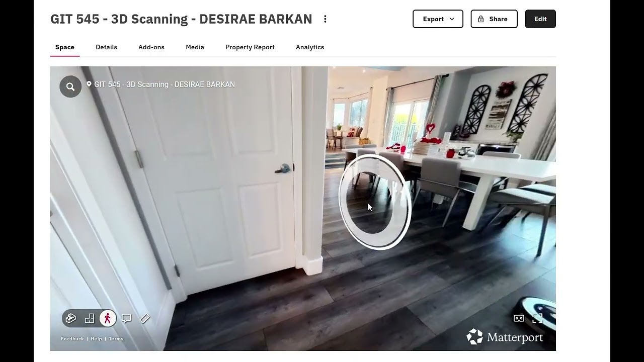 Matterport Tour - Desirae