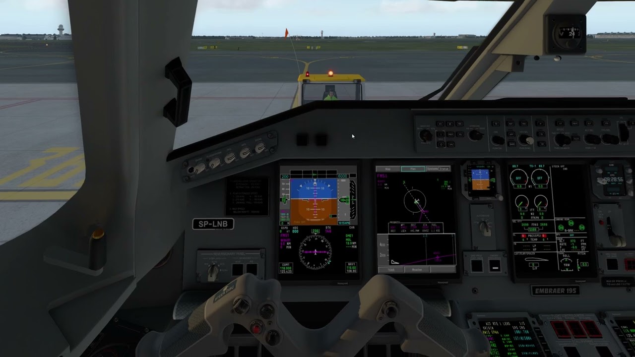 X-Plane 11 - EPWA To LDZA - Embraer E195 - Lot LO611